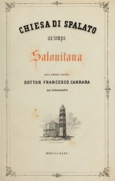 Francesco Carrara - Chiesa di Spalato, un tempo Salonitana (1844)